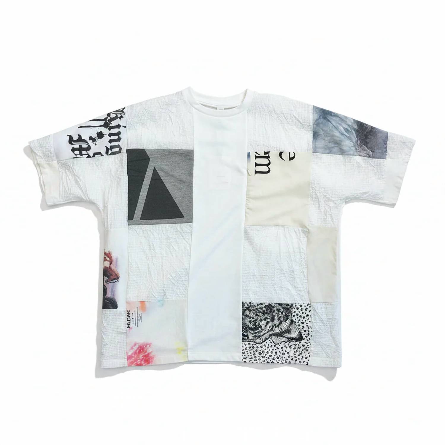 New Kimmy Men's Vintage Patch T-Shirt In White